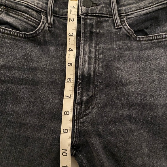 Mother high waisted rascal slice undone hem jean size 26 - Picture 11 of 12